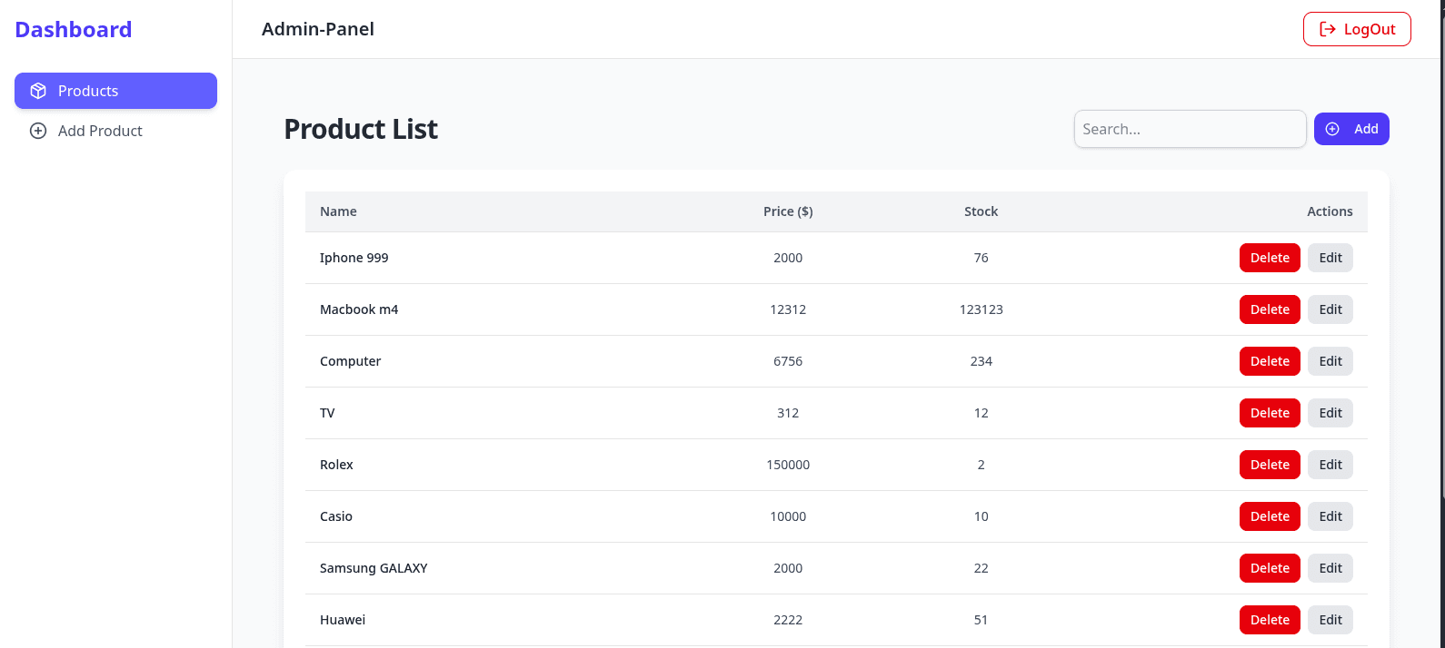 Product List Page Preview